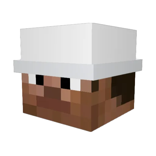 Le0game Minecraft avatar head, 3D render
