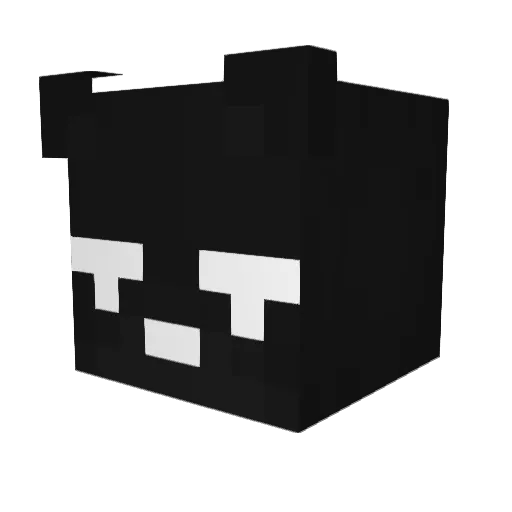 Le0nJR Minecraft avatar head, 3D render