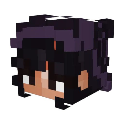 Le3e Minecraft avatar head, 3D render