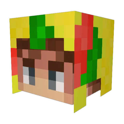 LeArcticus Minecraft avatar head, 3D render