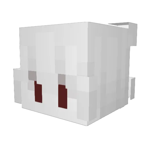 LeAzur Minecraft avatar head, 3D render