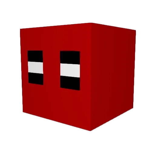 LeBBsalaient Minecraft avatar head, 3D render