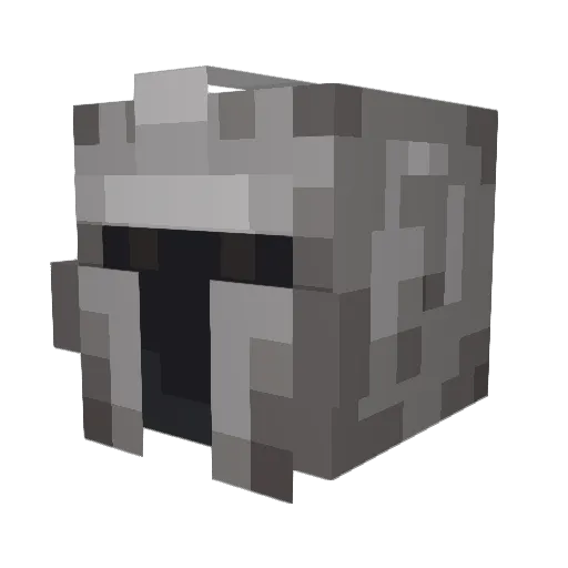LeBaronRouge Minecraft avatar head, 3D render