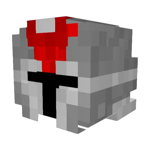 LeBete3 Minecraft avatar head, 3D render