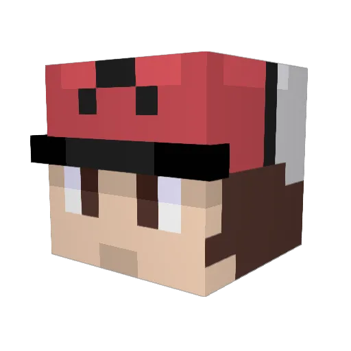LeBrainTheBlunt6 Minecraft avatar head, 3D render
