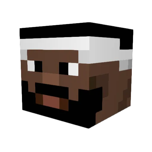 LeBronJames9018 Minecraft avatar head, 3D render