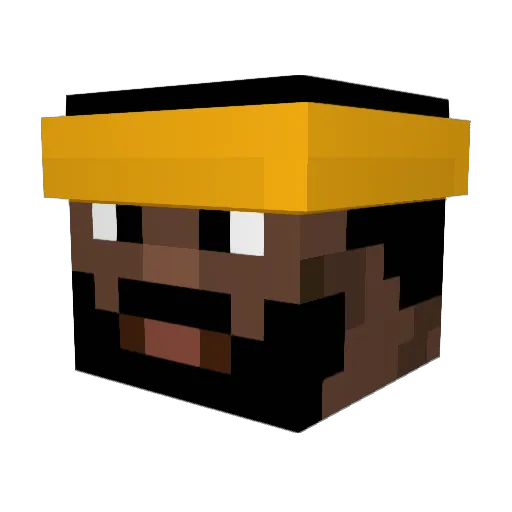 LeBron_James_ Minecraft avatar head, 3D render