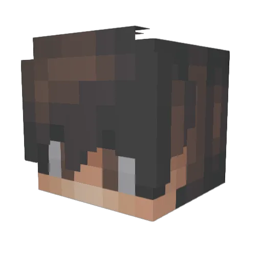 LeCambo_ Minecraft avatar head, 3D render