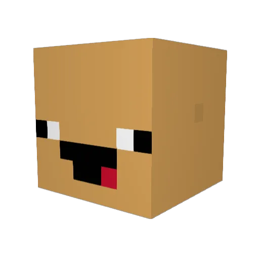LeCasseur2bouche Minecraft avatar head, 3D render