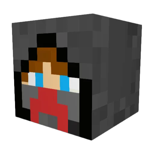 LeCeaz Minecraft avatar head, 3D render