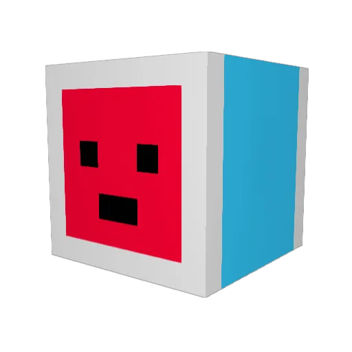 LeCommandeur Minecraft avatar head, 3D render