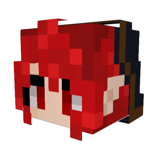 LeConverseTroll Minecraft avatar head, 3D render