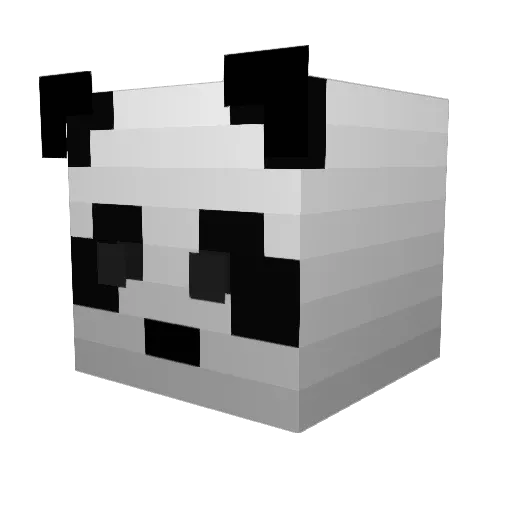 LeDa89 Minecraft avatar head, 3D render