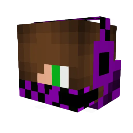 LeDancingBacon Minecraft avatar head, 3D render