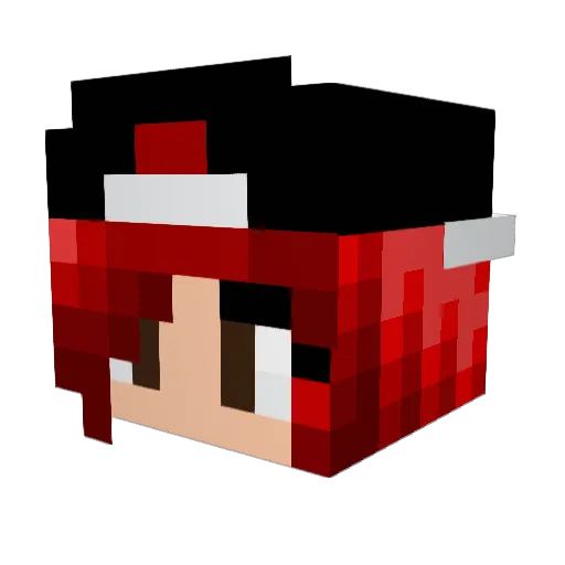 LeDoro Minecraft avatar head, 3D render