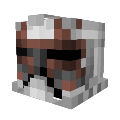 LeDoux153 Minecraft avatar head, 3D render