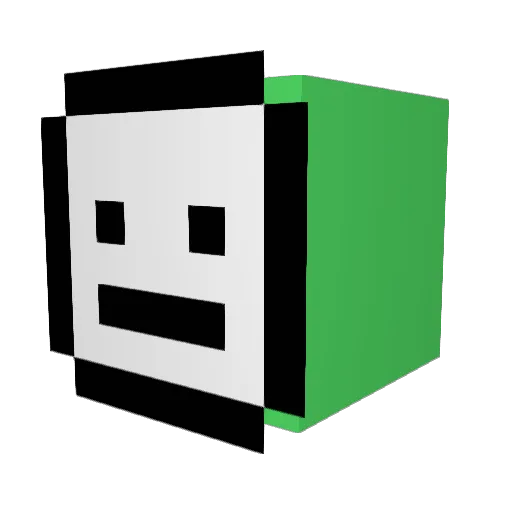 LeEpicMan Minecraft avatar head, 3D render