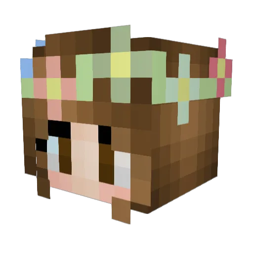 LeFantome007 Minecraft avatar head, 3D render