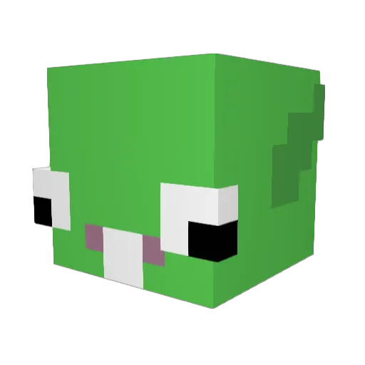 LeFauCh Minecraft avatar head, 3D render