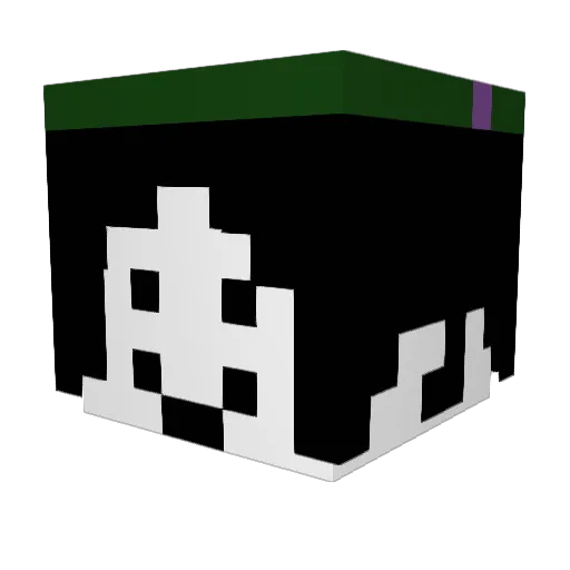 LeFunnyMans Minecraft avatar head, 3D render