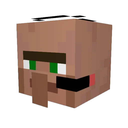LeGamerCookie Minecraft avatar head, 3D render