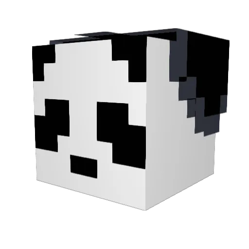 LeGend0ry Minecraft avatar head, 3D render