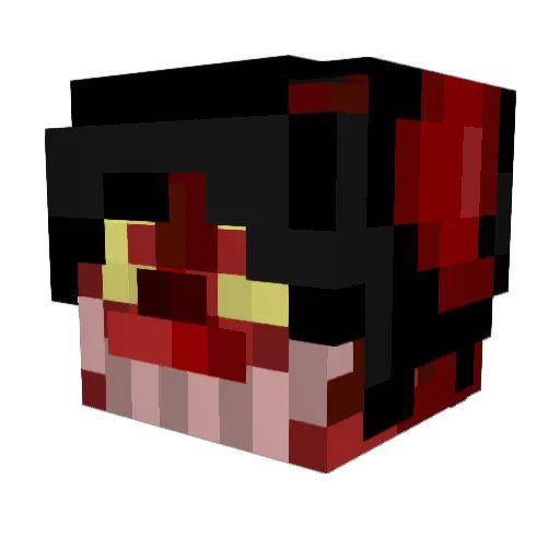 LeGoodra Minecraft avatar head, 3D render
