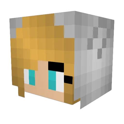 LeHomie23 Minecraft avatar head, 3D render