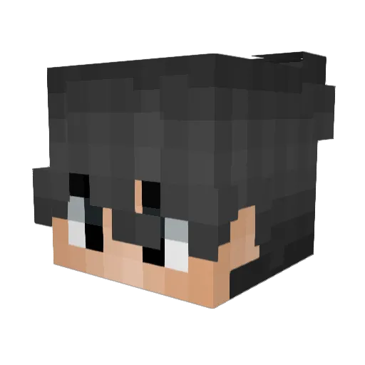LeJazzyMC Minecraft avatar head, 3D render