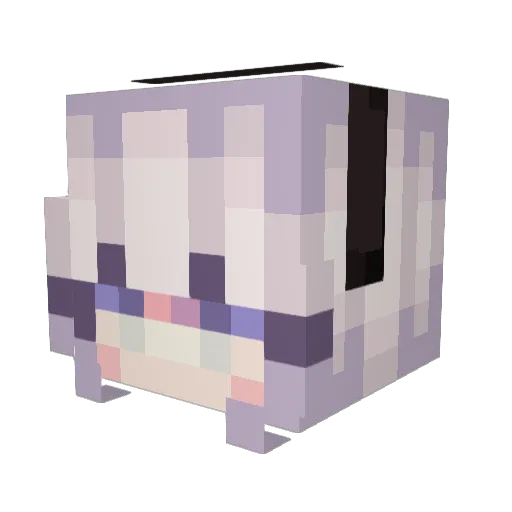 LeJordy Minecraft avatar head, 3D render