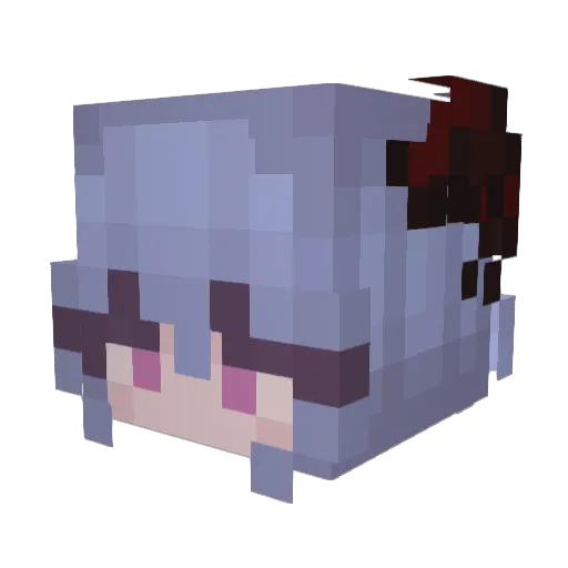 LeJp__ Minecraft avatar head, 3D render