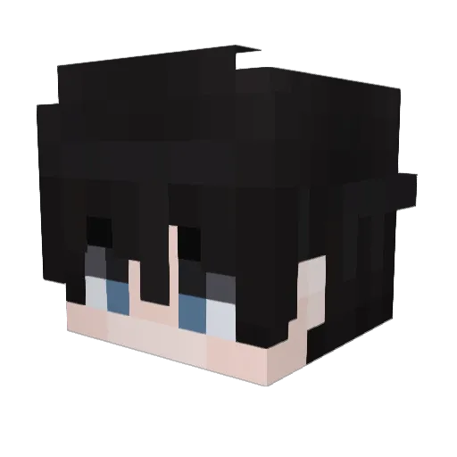LeKeNeY2000 Minecraft avatar head, 3D render