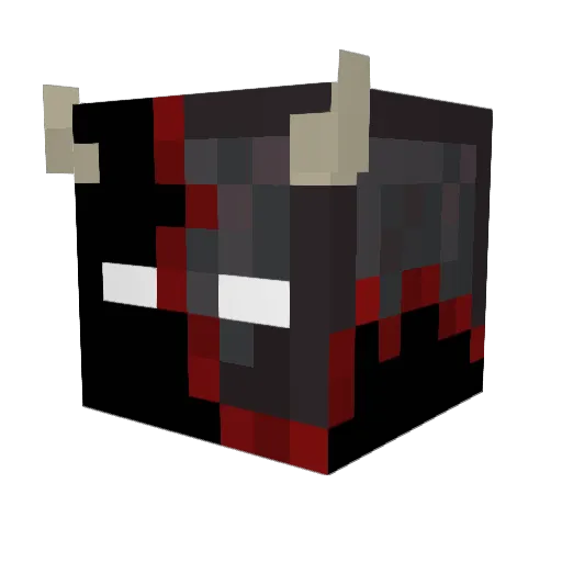 LeKiKi30 Minecraft avatar head, 3D render