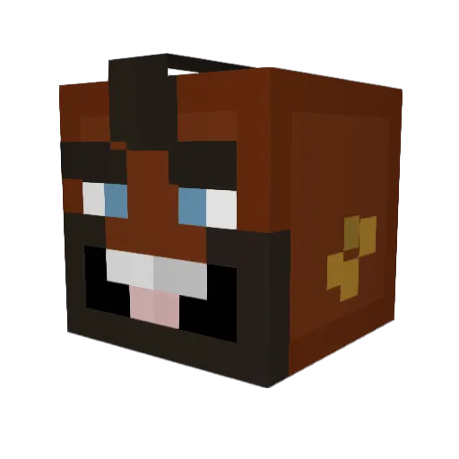 LeKnorkinateur Minecraft avatar head, 3D render