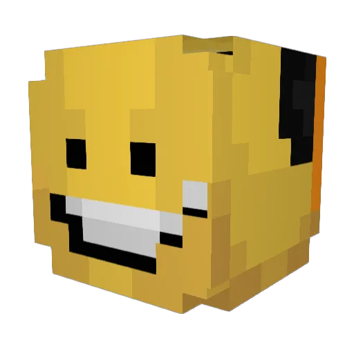 LeKsauce Minecraft avatar head, 3D render