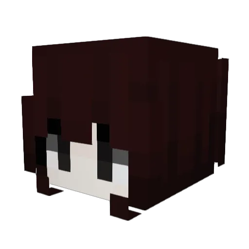 LeLegging2Jiwoo Minecraft avatar head, 3D render