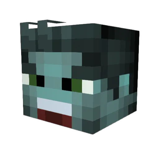 LeMar10 Minecraft avatar head, 3D render