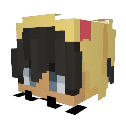 LeMaster131 Minecraft avatar head, 3D render