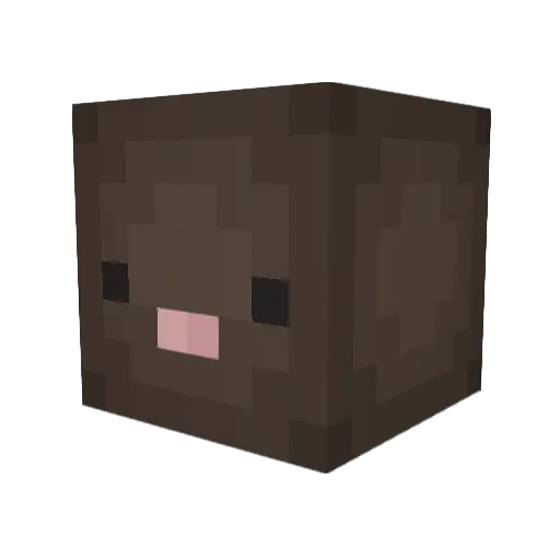 LeMaul Minecraft avatar head, 3D render