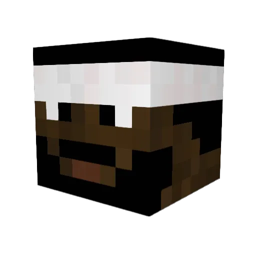 LeMickeyJ Minecraft avatar head, 3D render