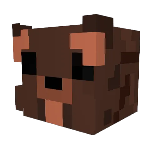 LeMoNish Minecraft avatar head, 3D render