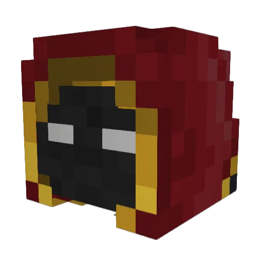 LeModJy Minecraft avatar head, 3D render