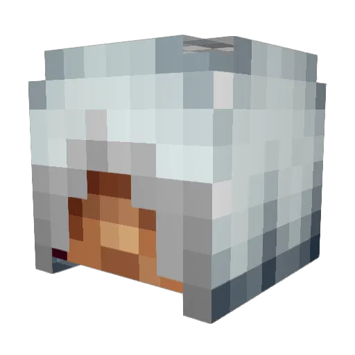 LeMoi007 Minecraft avatar head, 3D render