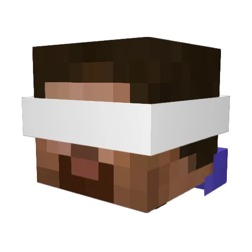 LeMond_ Minecraft avatar head, 3D render