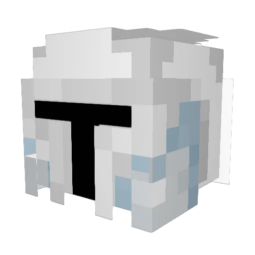 LeMonke7654 Minecraft avatar head, 3D render