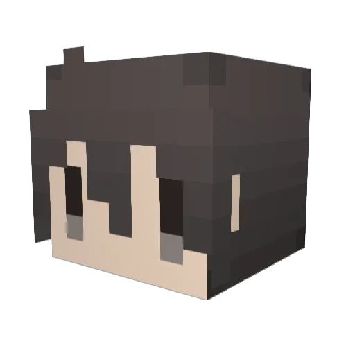LeNon710 Minecraft avatar head, 3D render