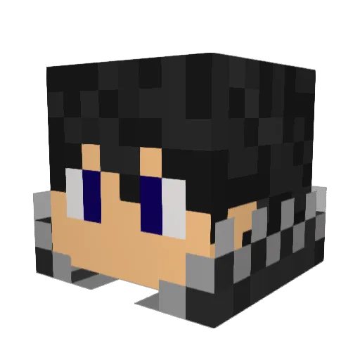 LePamplemousseQC Minecraft avatar head, 3D render