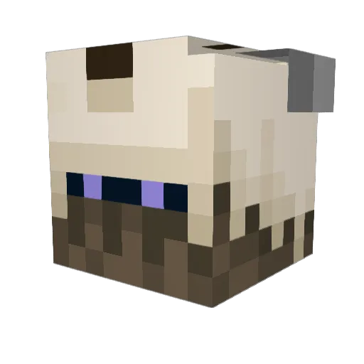 LePaulus Minecraft avatar head, 3D render