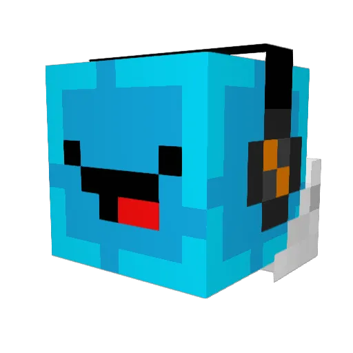 LePenidon Minecraft avatar head, 3D render