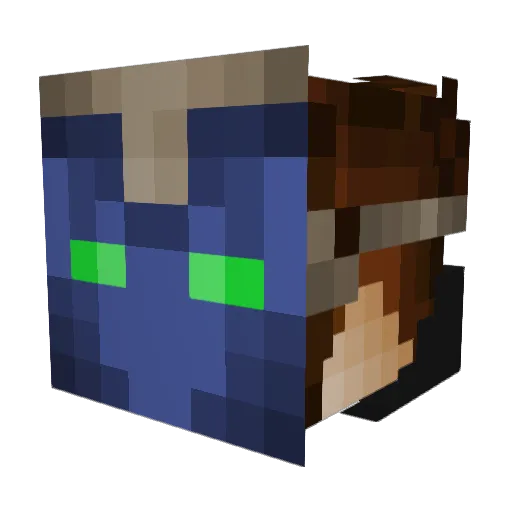 LePhant0m47 Minecraft avatar head, 3D render